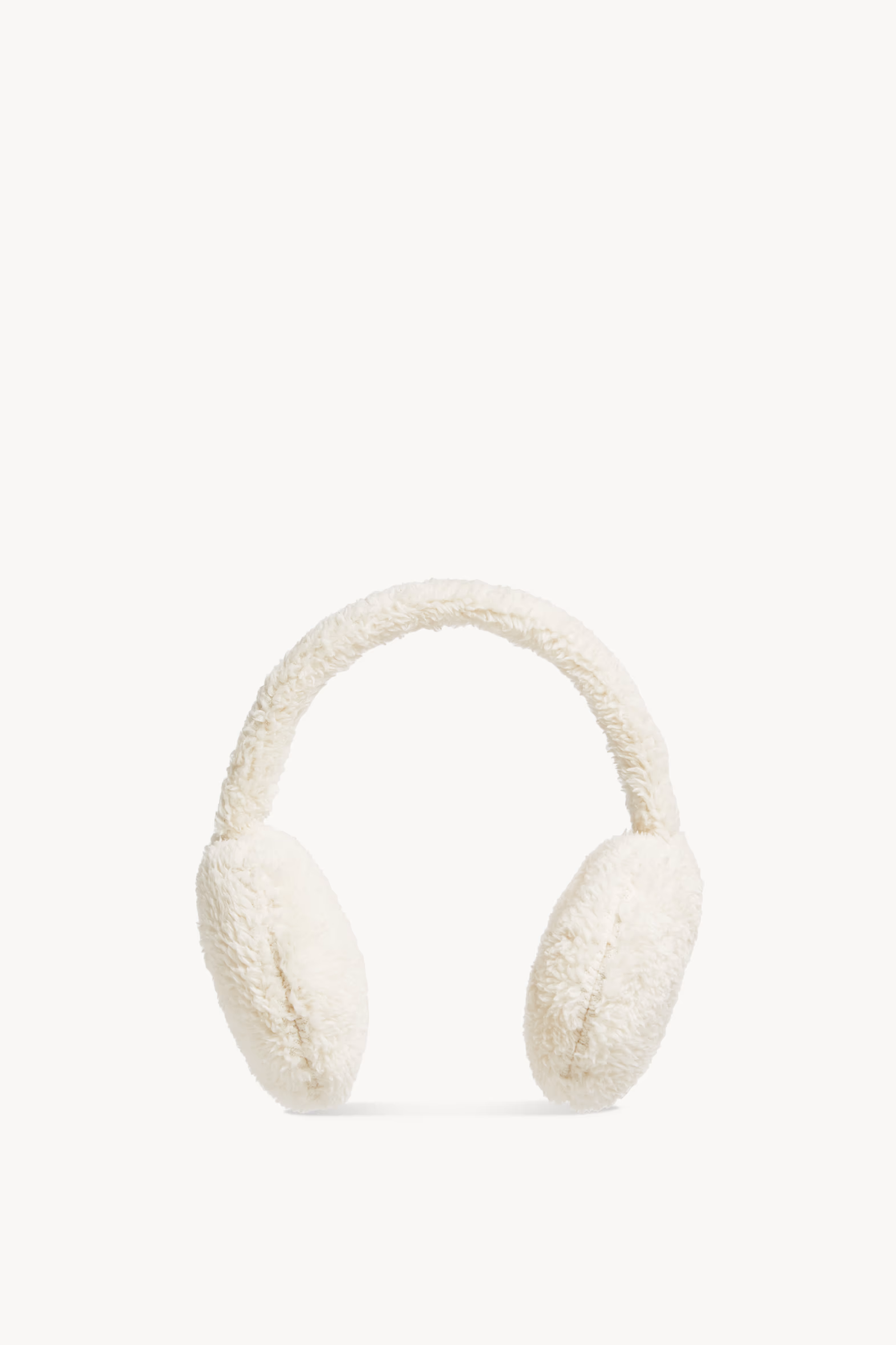Cache-oreilles matelassé en teddy Femmes Blanc Moncler 4